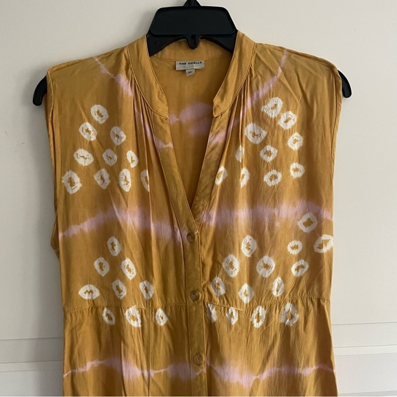 Anthropologie Yellow Patterned Jumpsuit - Picture 4 of 11